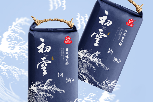 日式面粉包裝設(shè)計(jì) 梨花面粉包裝設(shè)計(jì)